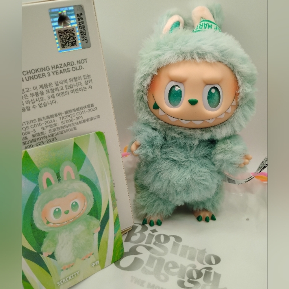 Big Into Energy Labubu Confirmed Serenity - Picture 2 of 9